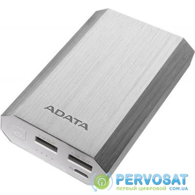 Батарея универсальная ADATA A10050 10050mAh Silver (AA10050-5V-CSV)