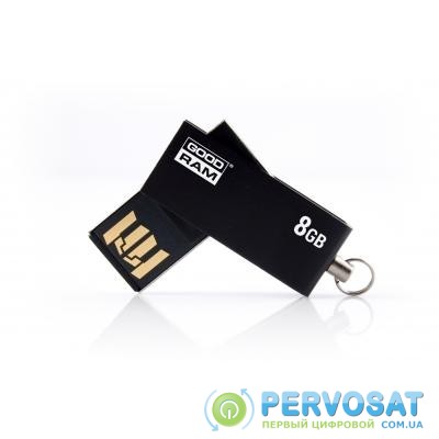USB флеш накопитель GOODRAM 8GB Cube Black USB 2.0 (UCU2-0080K0R11)