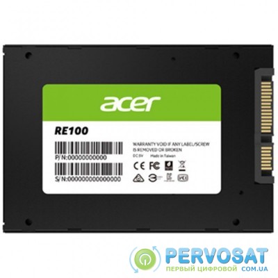 Накопитель SSD 2.5" 128GB Acer (RE100-25-128GB)