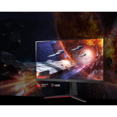 Монiтор LCD 31.5" LG 32GN650-B 2xHDMI, DP, Audio, VA, 2560x1440, 165Hz, 1mx, sRGB 95%, HDR10, FreeSync