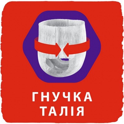 Підгузок Libero UpGo 5 10-14 кг 60 шт HERO (7322541089287)