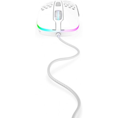 Миша Xtrfy M4, USB-A, RGB, Білий