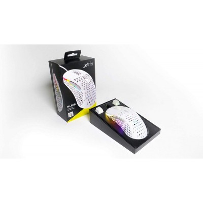 Миша Xtrfy M4, USB-A, RGB, Білий