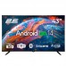 Телевізор 43" 2E LED FHD 60Hz Smart Android Black