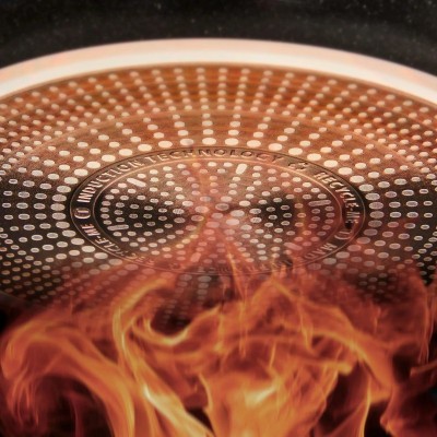 Сковорода ВОК Tefal Excellence Fusion,28см, алюміній, нержавіюча сталь, бакеліт, чорний