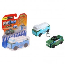 Машинка-трансформер Flip Cars 2 в 1 Водовоз і Позашляховий пікап Машинка-трансформер Flip Cars 2 в 1 Водовоз і Позашляховий пікап