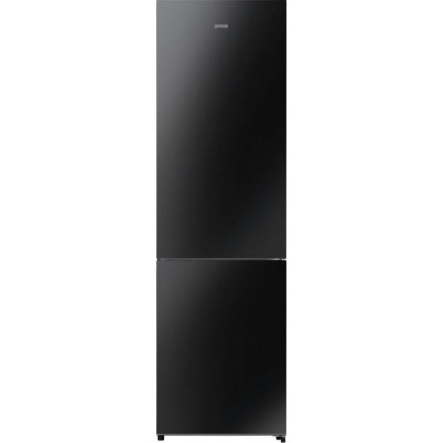 Холодильник Gorenje NRK620EABG4 з нижн. мороз. камерою,200х60х60см, 2 дв., Х- 238л, М- 98л, A++, NoFrost Plus, Fresh zone, дисплей,чорне скло