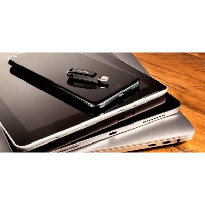 Накопичувач SanDisk  512GB USB 3.1 Type-A + Type-C Ultra Dual Drive Go Чорний