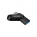 Накопичувач SanDisk  512GB USB 3.1 Type-A + Type-C Ultra Dual Drive Go Чорний