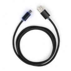 Дата кабель USB 2.0 AM to Type-C 1m LED black Vinga (VCPDCTCLED1BK) Дата кабель USB 2.0 AM to Type-C 1m LED black Vinga (VCPDCTCLED1BK)