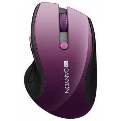 Мышка CANYON CNS-CMSW01P Wireless Purple/Black (CNS-CMSW01P)