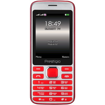 Мобильный телефон PRESTIGIO 1281 Duo Red (PFP1281DUORED)