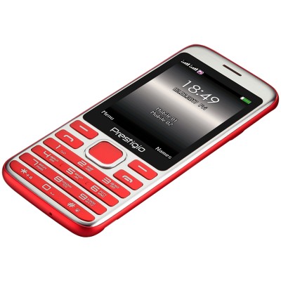 Мобильный телефон PRESTIGIO 1281 Duo Red (PFP1281DUORED)