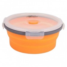 Харчовий контейнер Tramp складной с крышкой-защелкой 550ml (TRC-088-orange) Харчовий контейнер Tramp складной с крышкой-защелкой 550ml (TRC-088-orange)