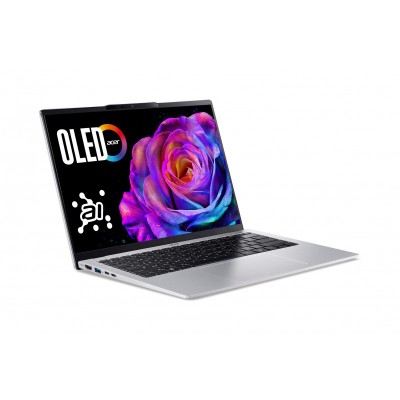 Ноутбук Acer Swift Go 14 SFG14-74 14" WUXGA OLED, Intel U5-225H, 16GB, F512GB, UMA, Win11, сріблястий