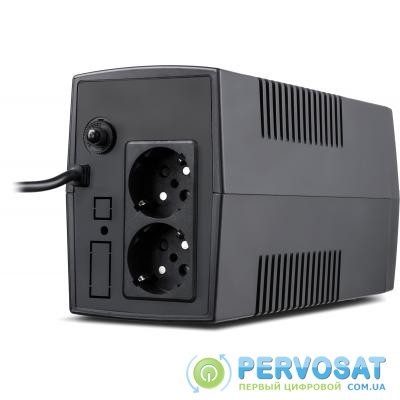 Источник бесперебойного питания Vinga LED 600VA plastic case (VPE-600P)