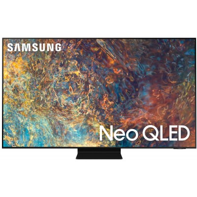 Телевiзор 75" Neo QLED 4K Samsung QE75QN90AAUXUA Smart, Tizen, Black