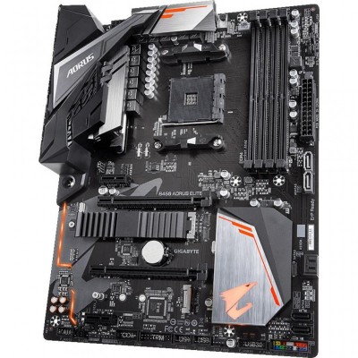 Материнська плата Gigabyte B450 AORUS ELITE