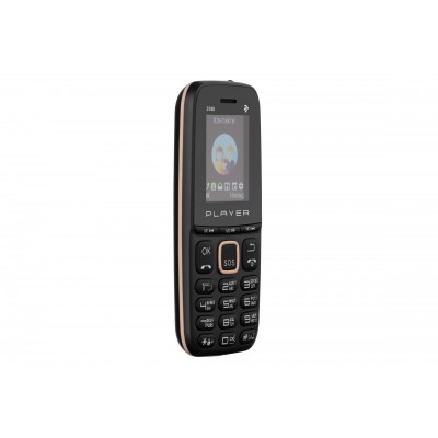 Мобільний телефон 2E S180 2021 Dual SIM без ЗП Black&amp;Gold