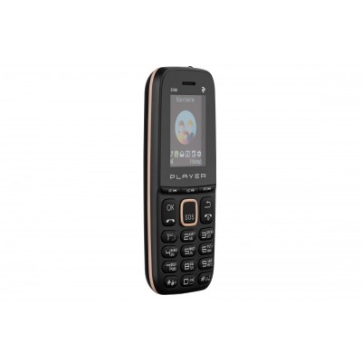 Мобільний телефон 2E S180 2021 2SIM без ЗУ Black & Gold