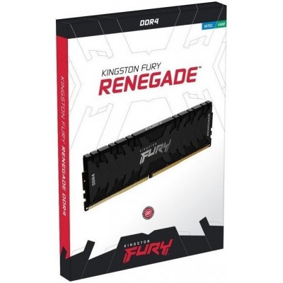 Пам'ять ПК Kingston DDR4 16GB KIT (8GBx2) 2666 FURY Renegade Black