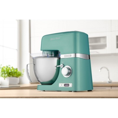 Кухонна машина Sencor, 1000Вт, чаша-метал, корпус-метал+пластик, насадок-15, зелений