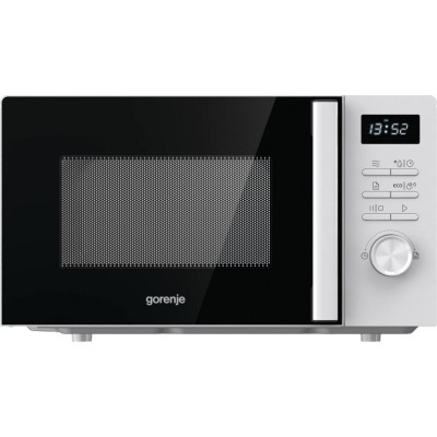 Мікрохвильова піч Gorenje, 20л, електр. керув., 800Вт, дисплей, білий
