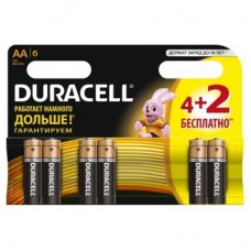 Батарейка AA MN1500 LR06 * 4+2 Duracell (5007754) Батарейка AA MN1500 LR06 * 4+2 Duracell (5007754)