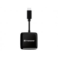 Кардрідер Transcend USB 3.2 Gen 1 Type-C SD/microSD Black Кардрідер Transcend USB 3.2 Gen 1 Type-C SD/microSD Black