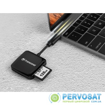 Transcend USB 3.2 Gen 1 Type-C SD/microSD Black