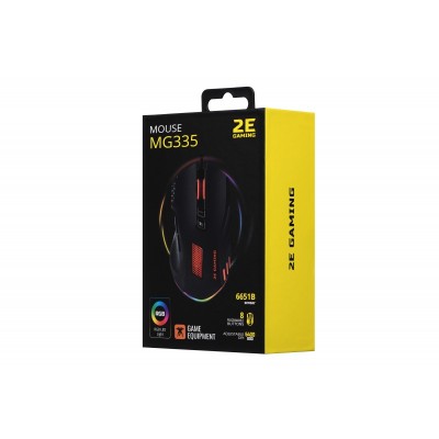 Миша ігрова 2E Gaming MG335 RGB USB Black