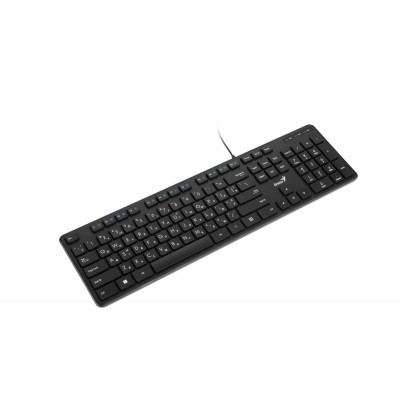 Клавіатура мембранна Genius M-200, 104key, USB-A, EN/UKR/RU, чорний