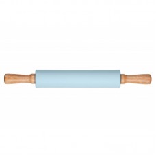 Скалка для тіста Ardesto Tasty baking, 43.5см, силікон, дерево, блакитний Скалка для тіста Ardesto Tasty baking, 43.5см, силікон, дерево, блакитний