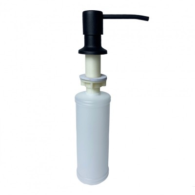 Набір кухонний Adamant Minimal, штучний камінь, прямокут., з крилом, 615х495х200мм, чаша - 1, врізна, антрацит + змішувач + дозатор + ополіскувач склянок + коландер