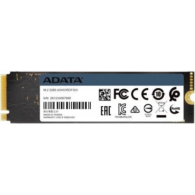 Накопитель SSD M.2 2280 250GB ADATA (ASWORDFISH-250G-C)