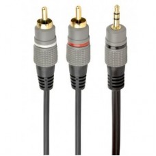 Кабель мультимедійний 3.5mm Jack to 2хRCA M 10.0m Cablexpert (CCA-352-10M) Кабель мультимедійний 3.5mm Jack to 2хRCA M 10.0m Cablexpert (CCA-352-10M)