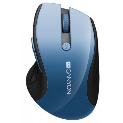 Мышка CANYON CNS-CMSW01BL Wireless Black/Blue (CNS-CMSW01BL)