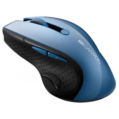 Мышка CANYON CNS-CMSW01BL Wireless Black/Blue (CNS-CMSW01BL)