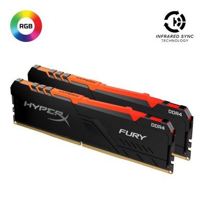 HyperX Fury RGB DDR4[HX424C15FB3AK2/32]