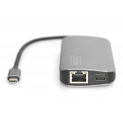 Док-станція DIGITUS USB-C, 8 Port