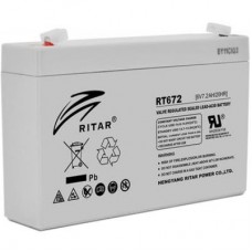 Батарея до ДБЖ Ritar AGM RT672, 6V-7.2Ah (RT672) Батарея до ДБЖ Ritar AGM RT672, 6V-7.2Ah (RT672)