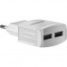 Зарядное устройство Defender EPA-13 white, 2xUSB, 5V / 2.1A (83841)