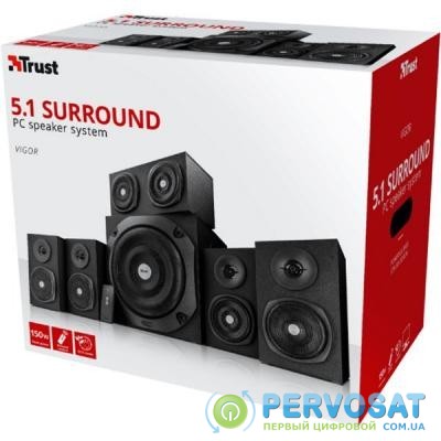 Акустическая система Trust Vigor 5.1 Surround Speaker System Black (22236)