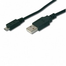 Дата кабель USB 2.0 AM to Micro 5P 1.8m Digitus (AK-300127-018-S) Дата кабель USB 2.0 AM to Micro 5P 1.8m Digitus (AK-300127-018-S)