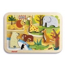 Пазл-вкладиш Janod Зоопарк Пазл-вкладиш Janod Зоопарк