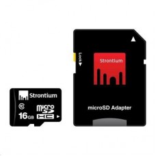 Карта пам'яті STRONTIUM Flash 16G microSDHC Class 10 (SR16GTFC10A) Карта пам'яті STRONTIUM Flash 16G microSDHC Class 10 (SR16GTFC10A)