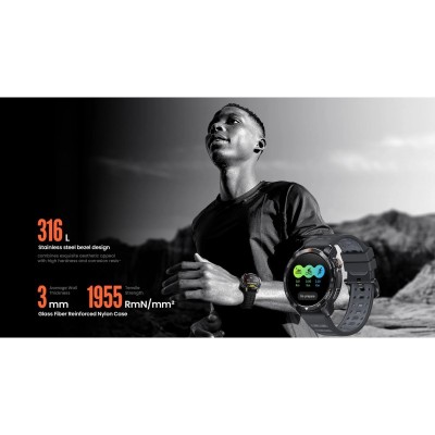 Смарт-годинник Mibro GS Pro 2 48мм, 1.43", 466x466, AMOLED, BT 5.3, GPS, 5 ATM, темно-сірий Смарт-годинник Mibro GS Pro 2 48мм, 1.43", 466x466, AMOLED, BT 5.3, GPS, 5 ATM, темно-сірий