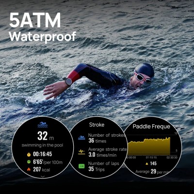 Смарт-годинник Mibro GS Pro 2 48мм, 1.43", 466x466, AMOLED, BT 5.3, GPS, 5 ATM, темно-сірий Смарт-годинник Mibro GS Pro 2 48мм, 1.43", 466x466, AMOLED, BT 5.3, GPS, 5 ATM, темно-сірий