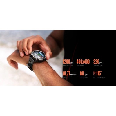 Смарт-годинник Mibro GS Pro 2 48мм, 1.43", 466x466, AMOLED, BT 5.3, GPS, 5 ATM, темно-сірий Смарт-годинник Mibro GS Pro 2 48мм, 1.43", 466x466, AMOLED, BT 5.3, GPS, 5 ATM, темно-сірий