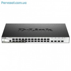 Комутатор мережевий D-Link DGS-1210-28XS/ME Комутатор мережевий D-Link DGS-1210-28XS/ME